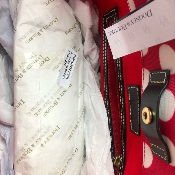 Dooney & Burke MinnieMouse Rocks the Dots Tote NWT - Picture 8 of 8